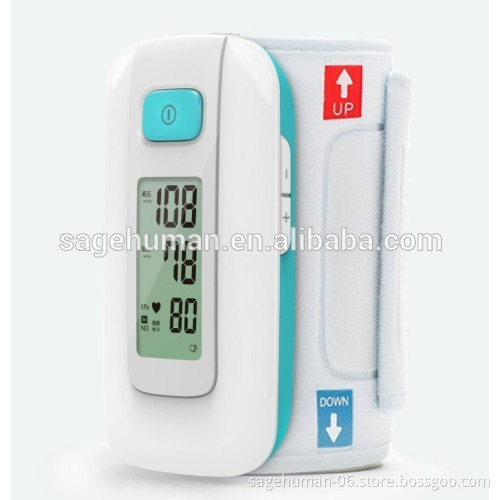 Integrated blood pressure monitor with pulse rate